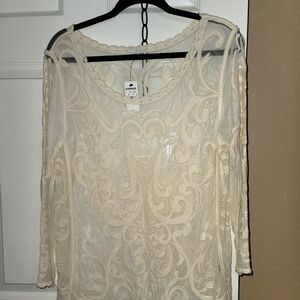 Womans sheer blouse